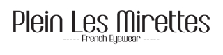 Logo Plein Les Mirettes, des lunettes pièces uniques